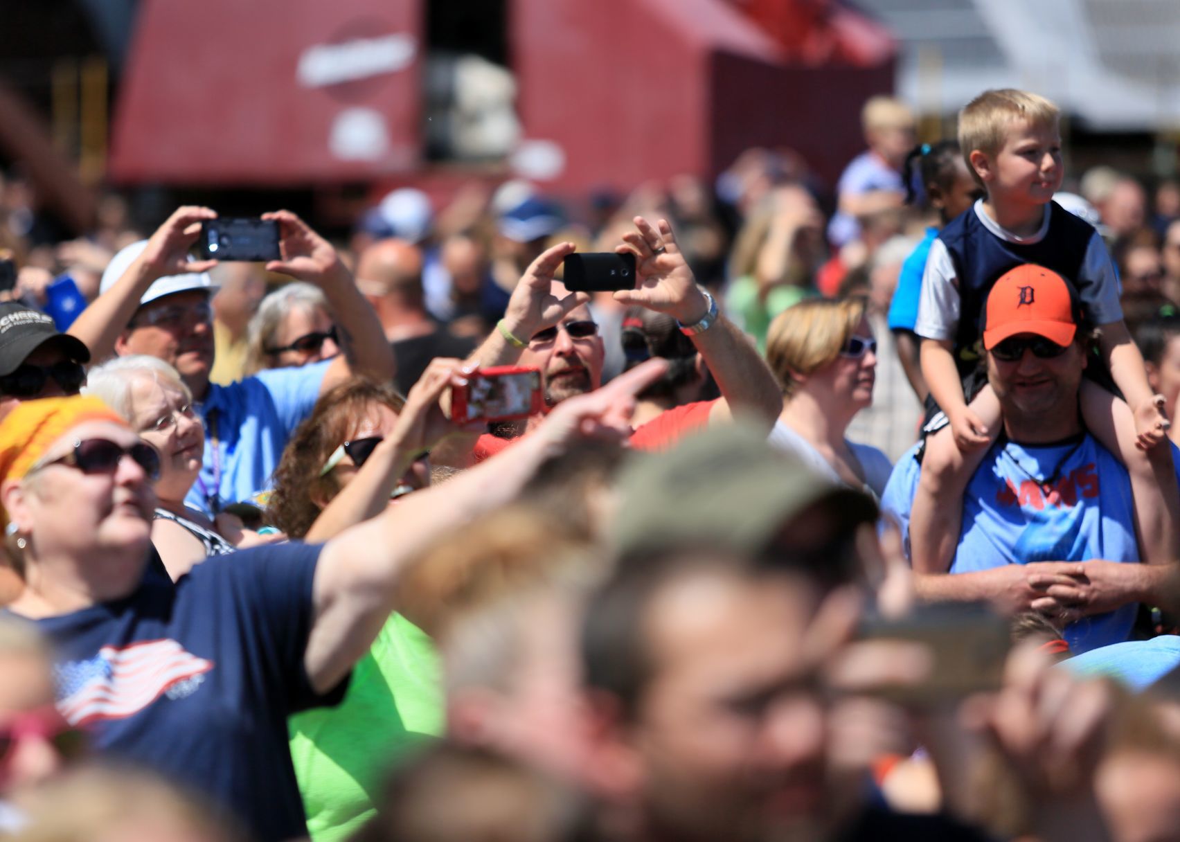 USS Billings crowd
